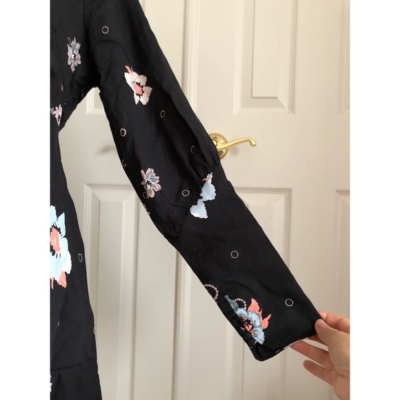 Free people Sunshadows slit sleeve minidress - Picture 3 of 8